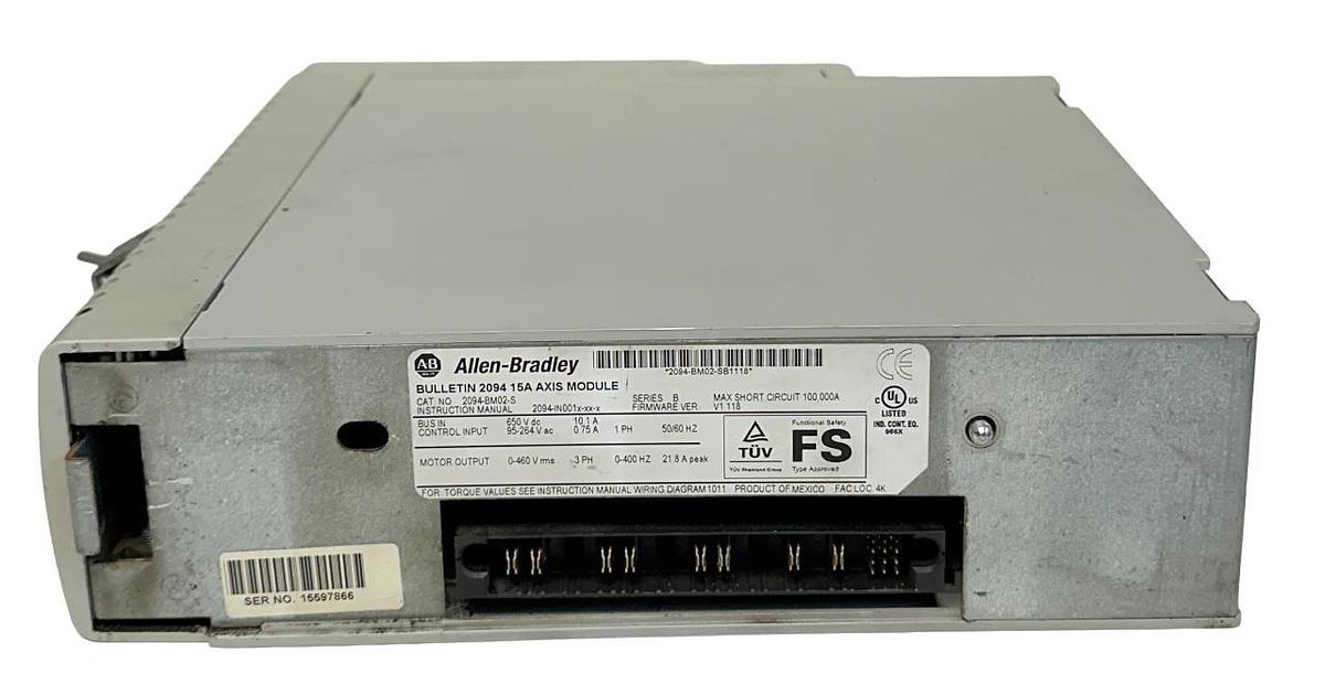 Used ALLEN BRADLEY 2094-BM02-S /B Kinetix 6000 15A AXIS MODULE SERVO 2094BM02S USNP