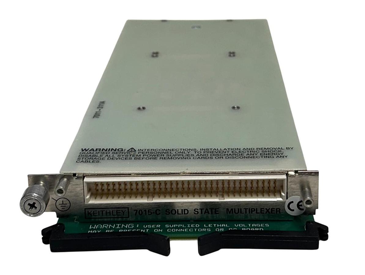 Used KEITHLEY 7015-C / 7015C SOLID STATE MULTIPLEXER 7011-311A QUAD 1x10 96-PIN NSNP
