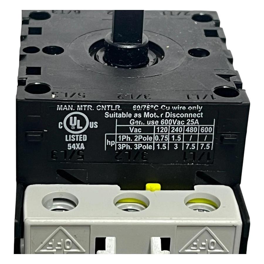 Baco 172000 25A 600V Disconnect Switch in 110x150 Plastic Enclosure, NSNP