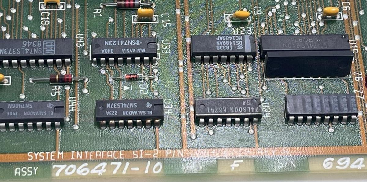Used Excellon System Interface SI-2 | P/N 206473-19 Rev A | Assy 70641-10 Rev F