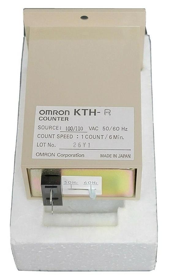 Used NIB OMRON KTH-R COUNTER KTHR 100/110VAC 50/60HZ