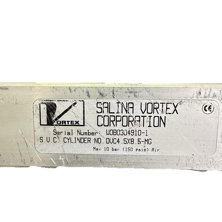 Used NEW SALINA VORTEX DVC4.5X8.5-MG / DVC45X85MG SVC PNEUMATIC CYLINDER DVC SERIES