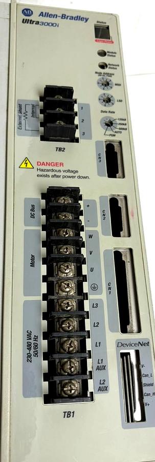 Used Allen-Bradley 2098-DSD-HV150X-DN Ultra3000i Digital Servo Drive 15kW DeviceNet