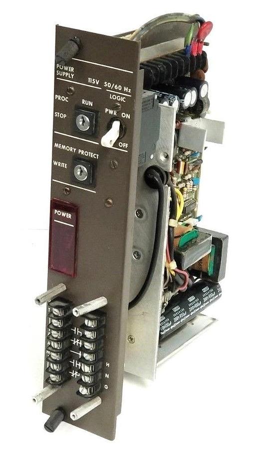 Used GENERAL ELECTRIC IC600PM506A CPU POWER SUPPLY MODULE 115VAC IC600PM506