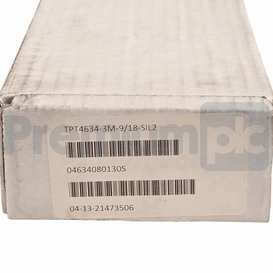 Used Dynisco TPT4634-3M-9/18-SIL2 Melt Pressure & Temperature Transmitter 4-20mA NSMP