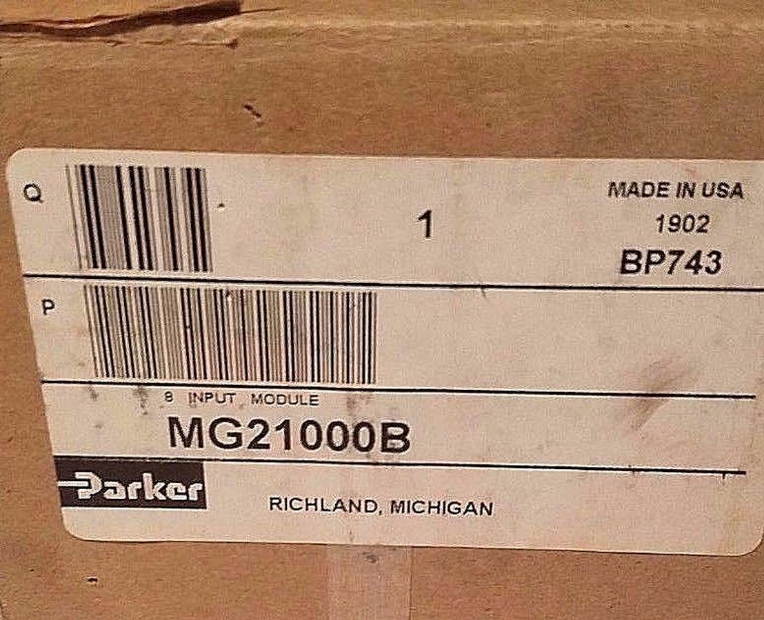 Used NIB PARKER MG21000B 8 INPUT MODULE SBCF0145