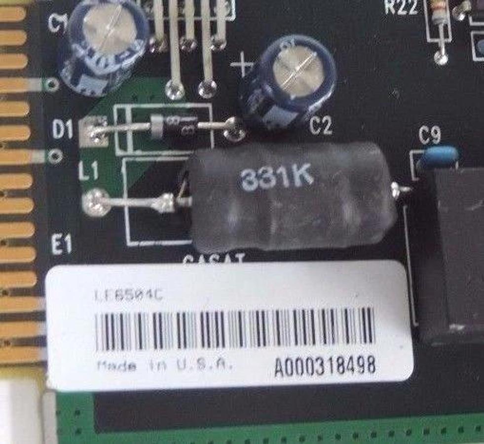 Used BLACK BOX LE6504C UTP BNC MEDIA INTERFACE CARD LE 6504C
