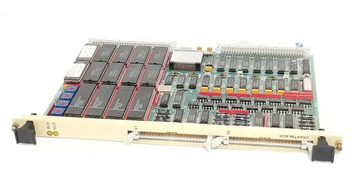 Used ABB / STROMBERG USART86-8CH+MEM CONTROL CARD 57088648 USART86-8CH 57772115 D
