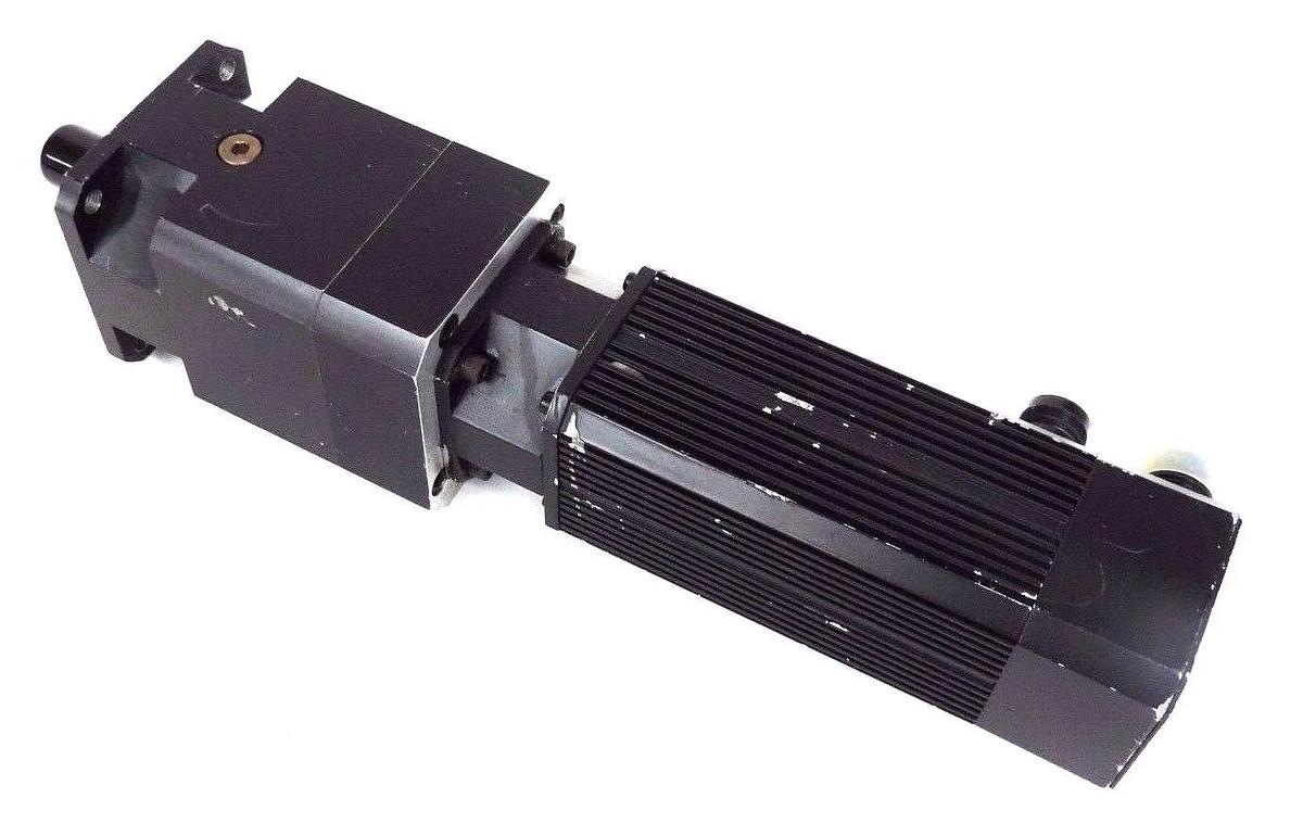 Used LUST PSM-N3-20R84-112 SERVO MOTOR W/ NEUGART PL90S/OP2/OP6 GEAR BOX 1:15 PL90S