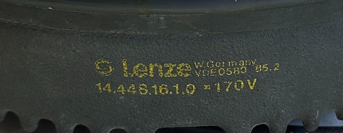 Used NEW LENZE 14.448.16.1.0 / 144481610 DISC BRAKE ASSEMBLY 170V 079011-7 / 0790117