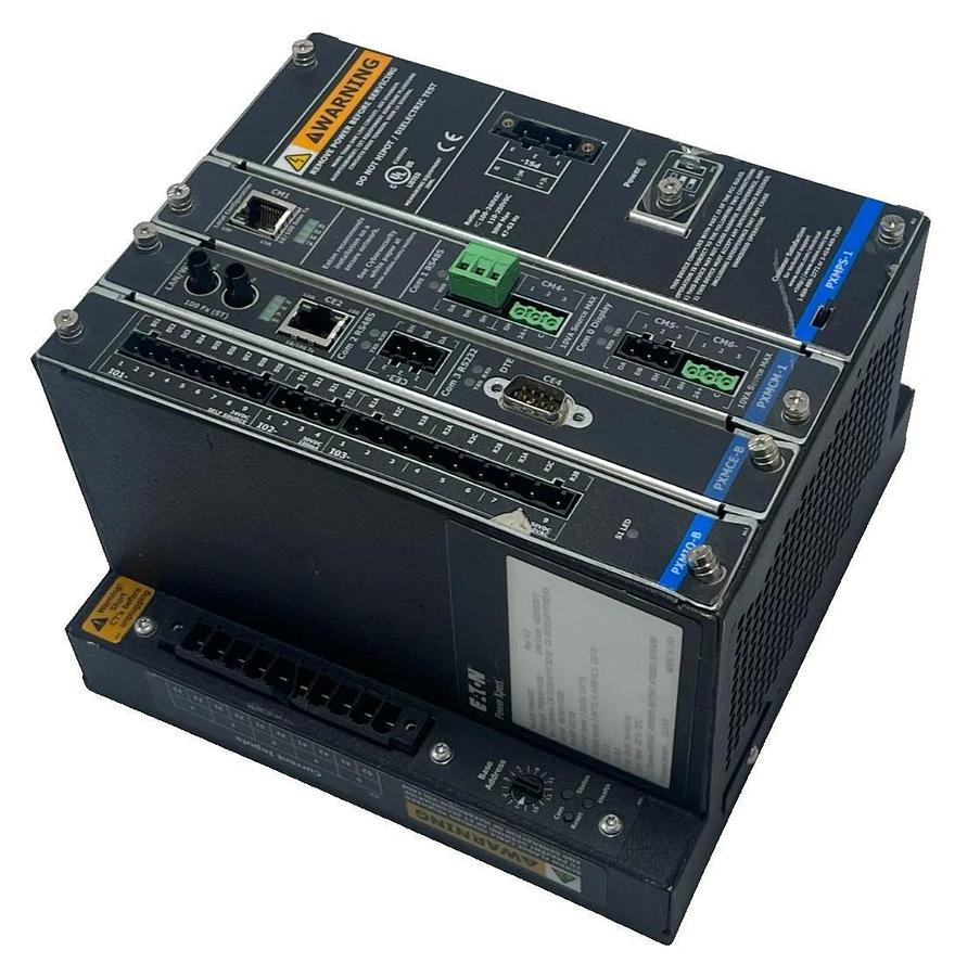 Used Eaton PXM4051A1BB Power Xpert Meter 4000 Rev 9.0 Firmware 13.3.5.6 LIGHT DAMAGE