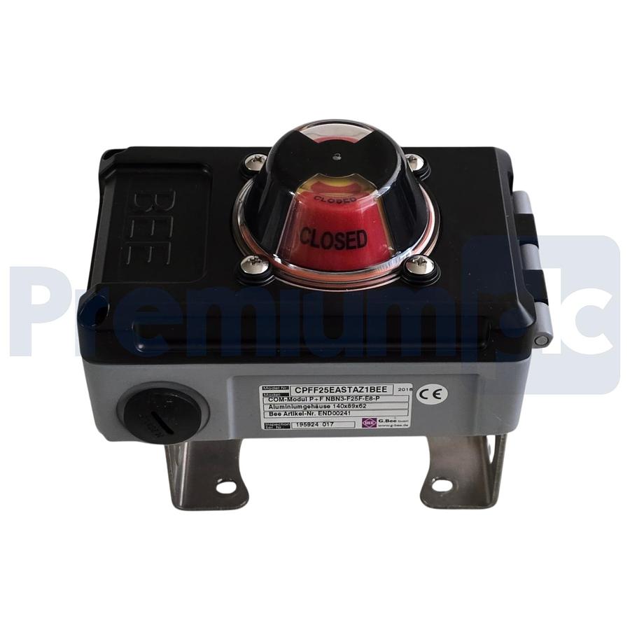 Used G. Bee CPFF25EASTAZ1BEE / END00241 Limit Switch Box Actuator w/P+F NBN3-F25-E8-P
