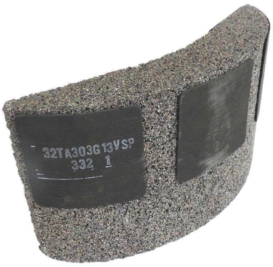 BOX OF 4 NEW NORTON 11-1/4" X 2-1/8" X 6" GRINDING SEGMENTS 32TA30-3G13VSP, 332