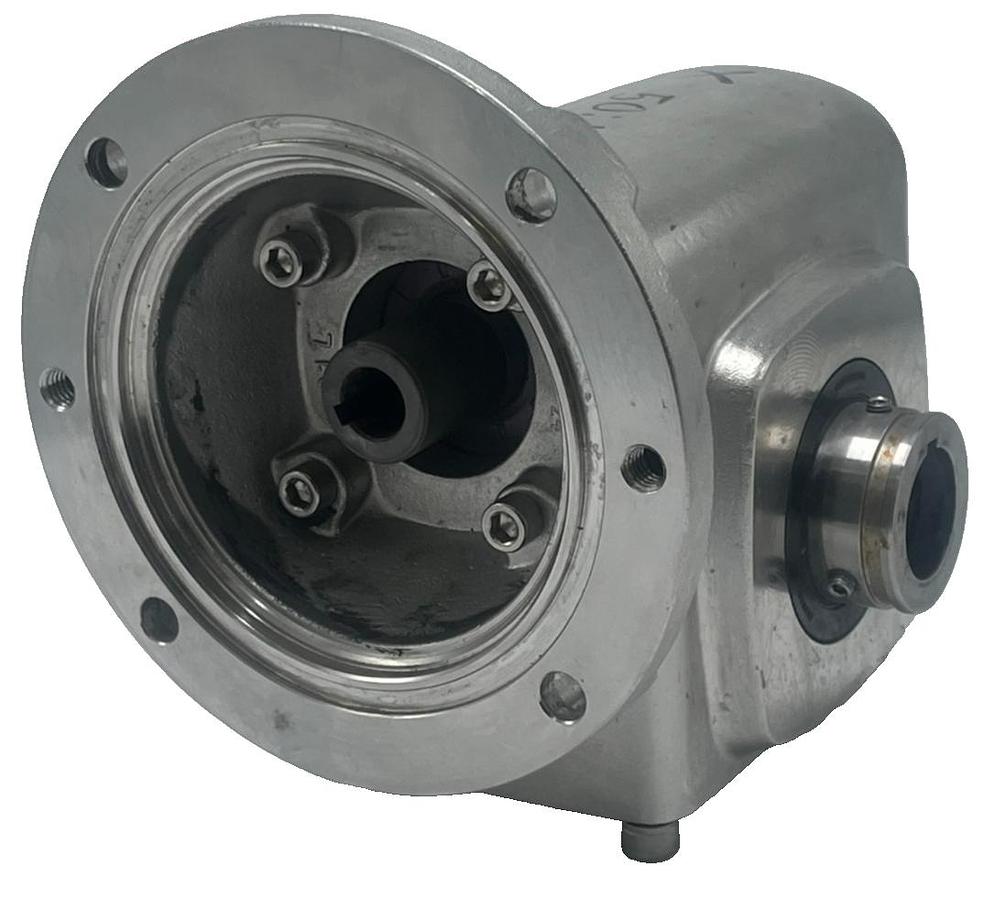 Used BOSTON GEAR SSHF721-50K-B5-HS1-P20 Stainless Steel Worm Gear Reducer 50:1 Ratio