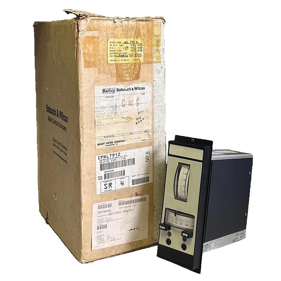 Used BAILEY BABCOCK & WILCOX 720011AAAA1 UTILITY STATION CONTROLLER M/A 24V 80MA DC