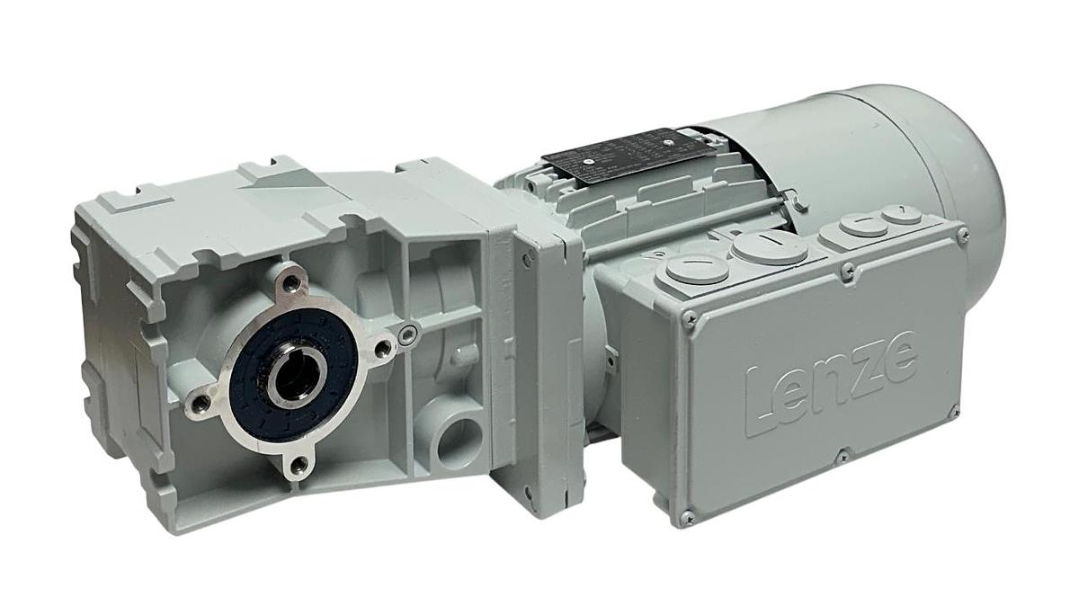 Used LENZE GKR04-2M HAR 080C42 / MDEMABS080-42C0U GEARMOTOR W/ BRAKE 15562843 NSNP