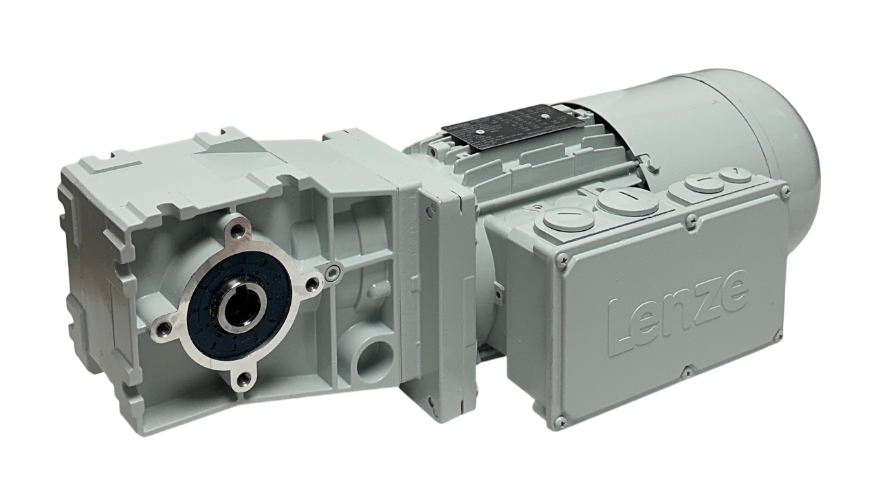 Used LENZE GKR04-2M HAR 080C42 / MDEMABS080-42C0U GEARMOTOR W/ BRAKE 15562843 NSNP