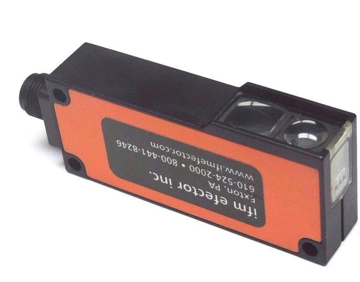 Used IFM EFECTOR OT 5205 REFLECTION SENSOR OTH-CPKG/US, 10-30VDC, RANGE: 600MM