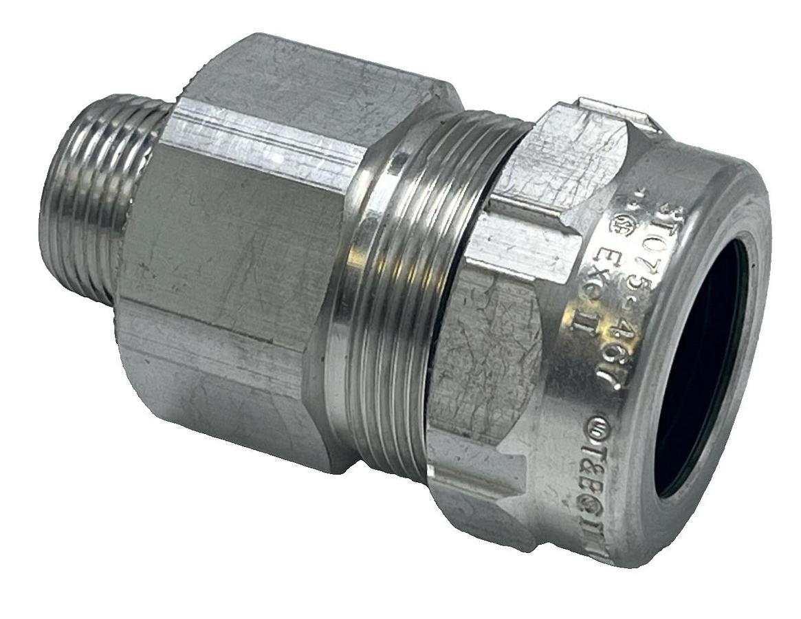 Used Lot of 18 Thomas & Betts ST075-467 Star Teck Aluminum Cable Fittings 3/4" NPT