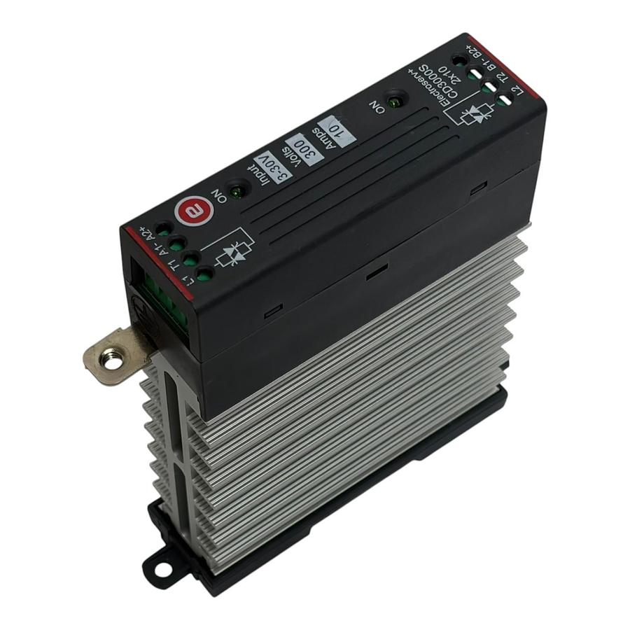 Used Electroserv CD3000S 1PH 2X10A 300V Thyristor Solid State Switch Relay Controller