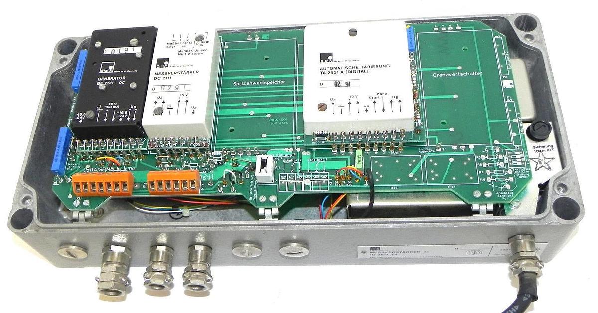 Used HBM MESSVERSTARKER IG 2611 TA CONTROLLER IG2611TA 220V/50-60HZ
