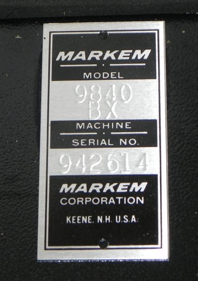 Used MARKEM 9840 BX CODE DATER CONTROLLER *FOR PARTS OR REPAIR*