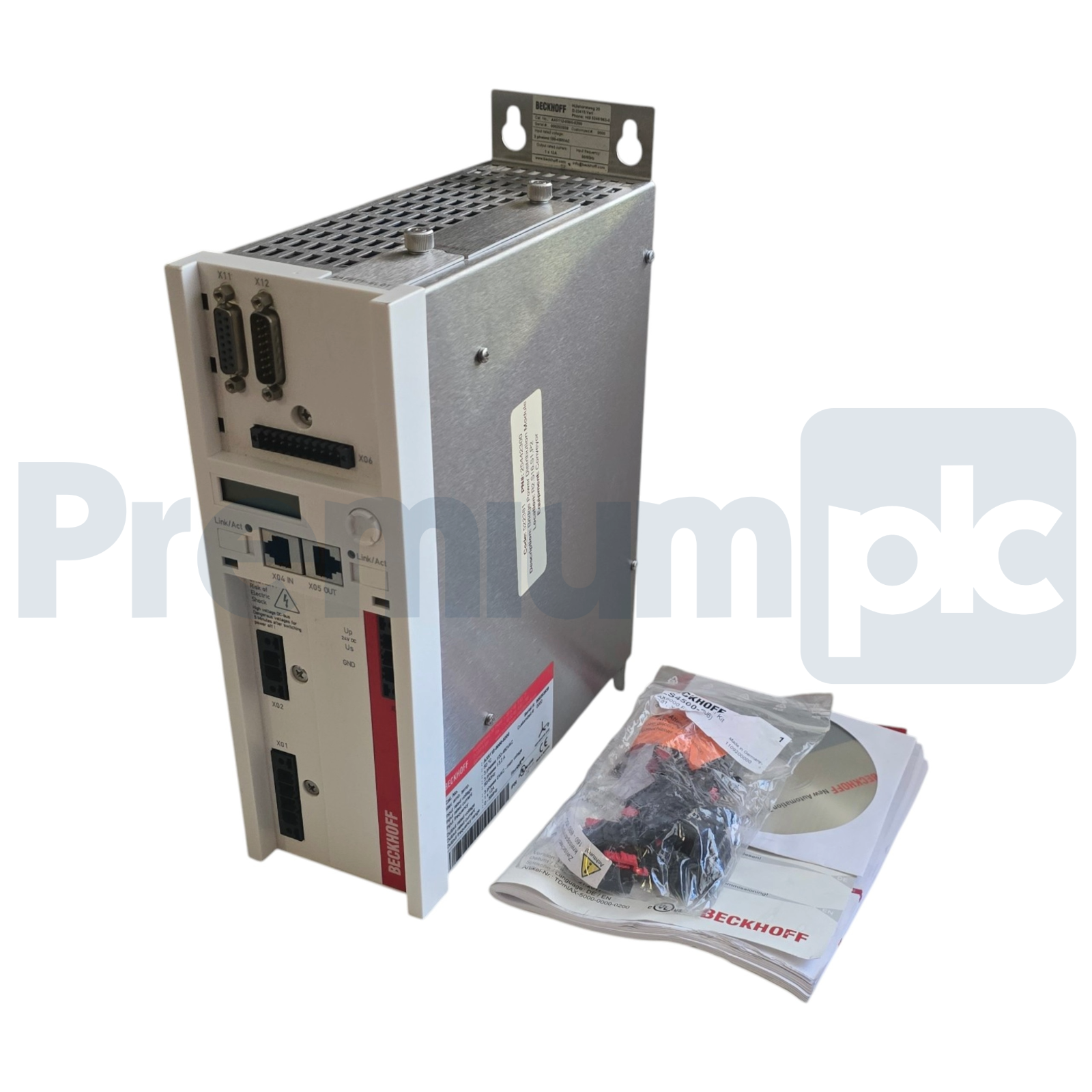 Used Beckhoff AX5112-0000-0200 AX5000 Digital Servo Drive 1-Ch 12A EtherCAT NSNP