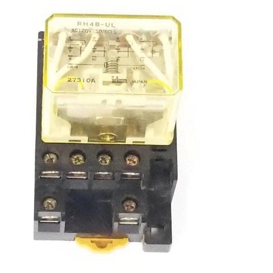 Used ALLEN BRADLEY 700-HN139 RELAY BASE SER. A W/ RH4B-UL RELAY