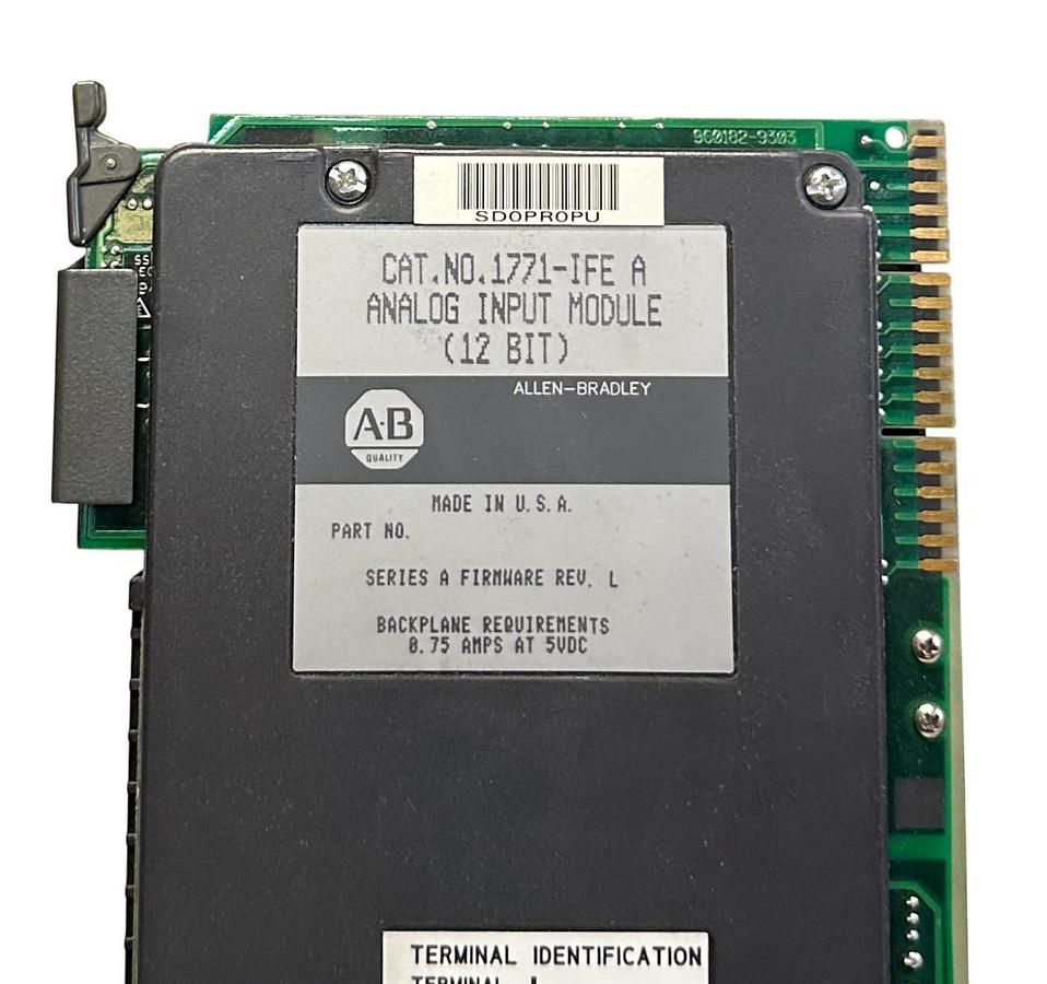 Refurbished ALLEN BRADLEY 1771-IFE /A PLC-5 16-PT ANALOG INPUT MODULE 5VDC 1771IFE REPAIRED