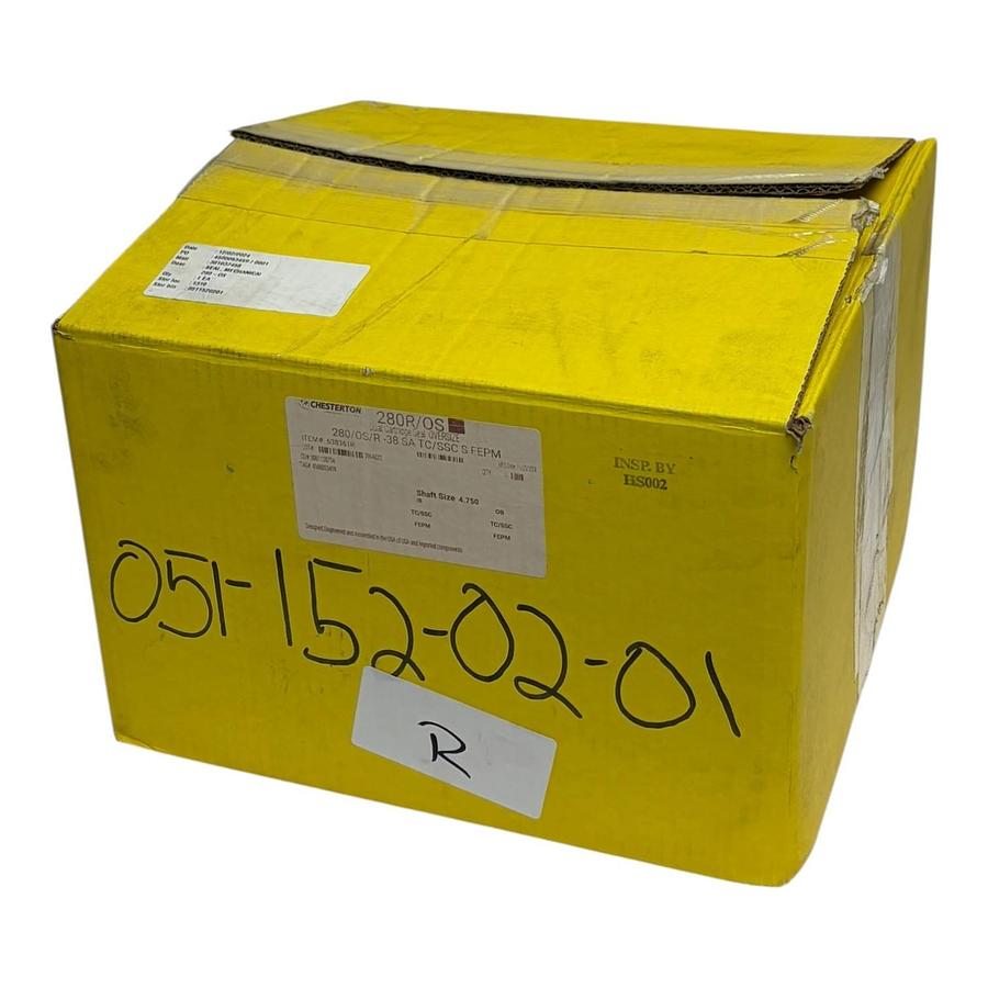 Used Chesterton 280R/OS Dual Cartridge Seal Oversize 4.750" Shaft 638361R New In Box