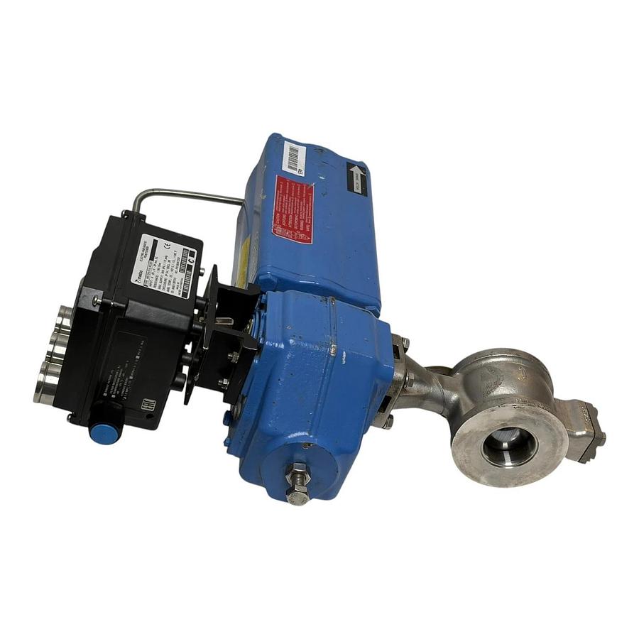 Metso Neles RAA050AS Ball Valve with B1JU8/35L Actuator and NE724 Positioner
