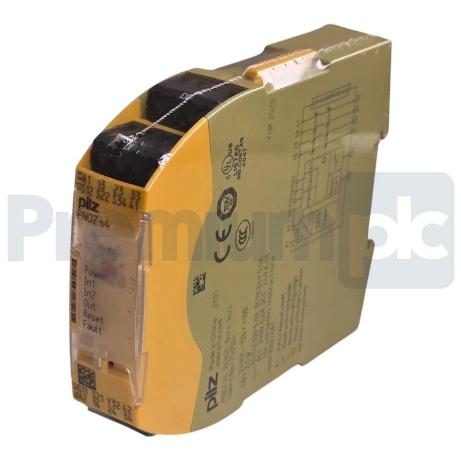 Sealed Pilz PNOZ s4 24VDC 3n/o 1n/c Safety Relay  PNOZs4 Ident No 750104 NSFS