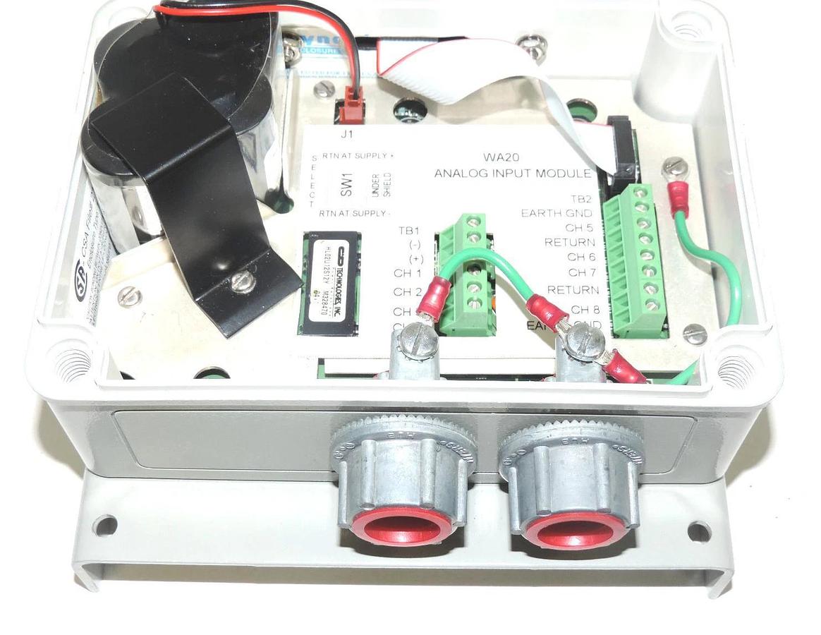 BARTON INSTRUMENT SYSTEMS 002NC7 PRIME ANALOG INPUT MONITOR W/ WA20 INPUT MODULE