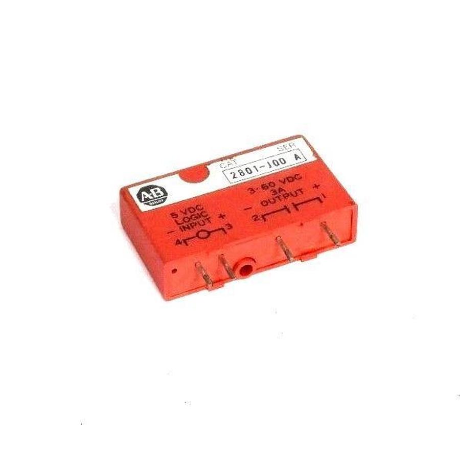 Used ALLEN BRADLEY 2801-JOD OUTPUT MODULE 3-60VDC 5V LOGIC 1POINT, SER. A