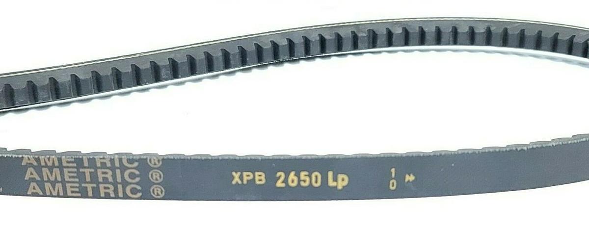 Used NEW AMETRI XPB 2650 LP V-BELT XPB2650, 16MM TOP WIDTH 13MM HEIGHT 2650MM LENGTH
