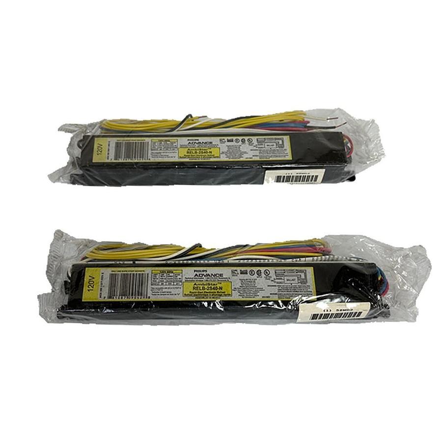 Used LOT OF 2 NEW PHILIPS RELB-2S40-N / RELB2S40N AmbiStar ADVANCE BALLASTS 120V 60Hz