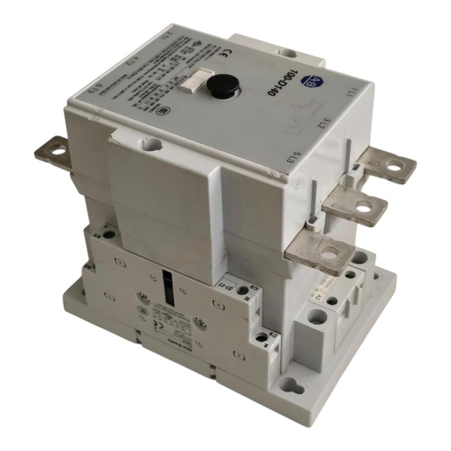 Used Allen Bradley 100-D140D11 /B IEC Contactor 3PH 140A 600V 110/120V-Coil 100-D140
