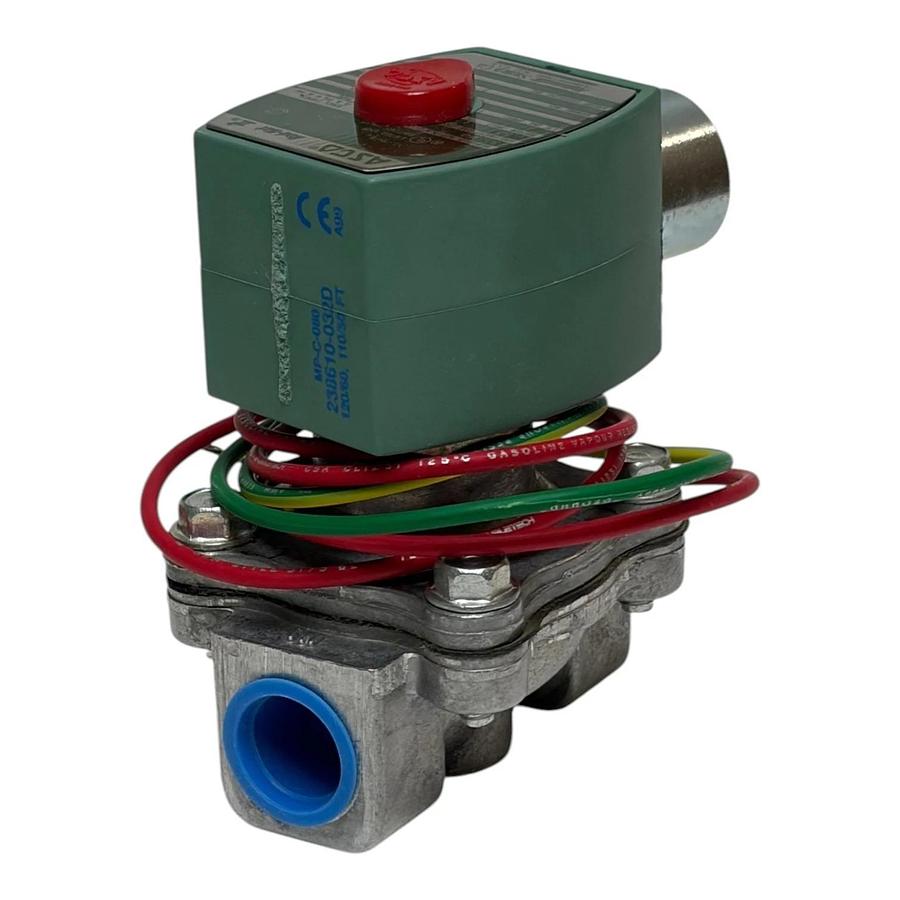 ASCO RedHat 8215G20 2-Way Normally Closed 1/2" NPT Gas Solenoid Valve 120VAC