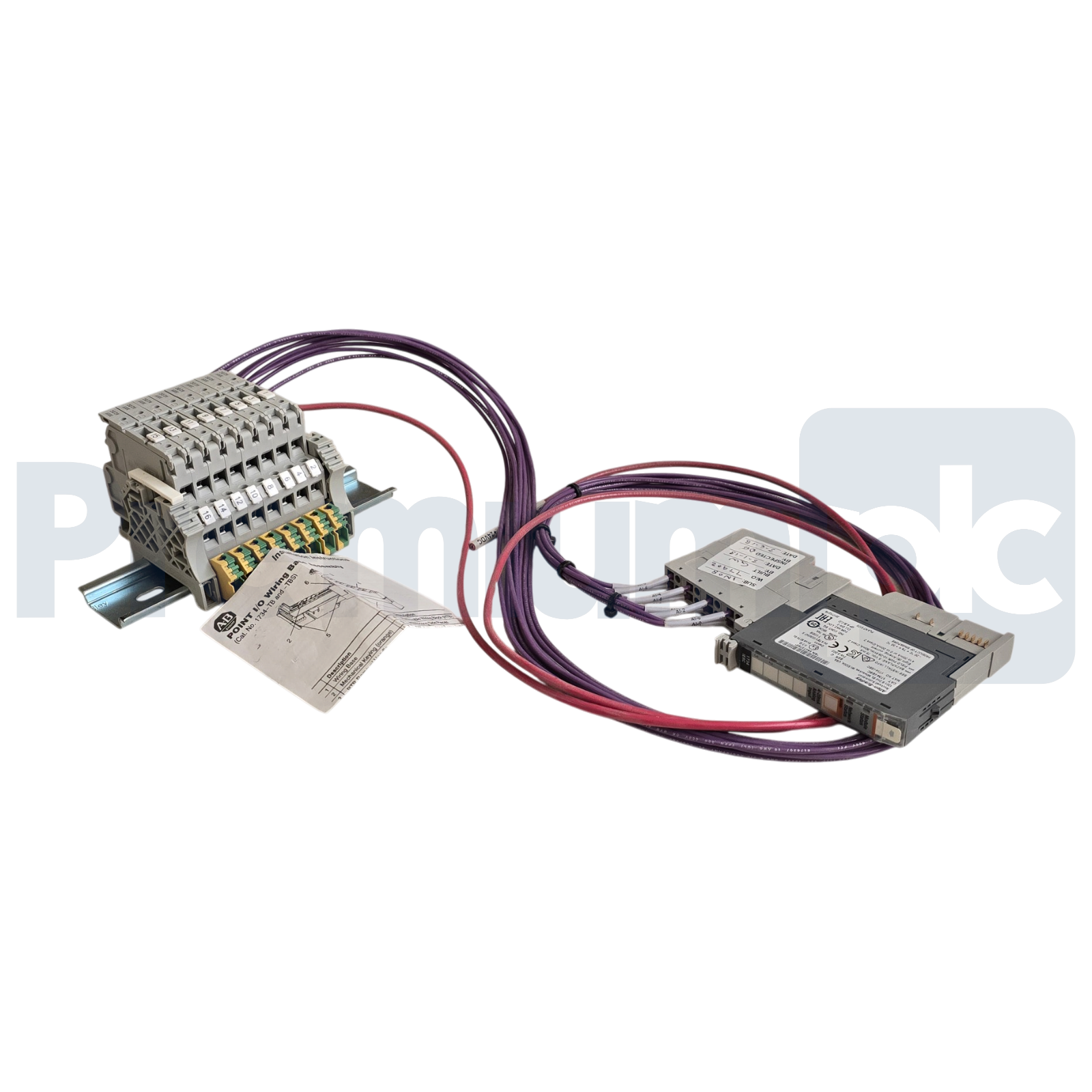 Used Allen Bradley 1734-IE8C /C POINT I/O 8-Ch Analog Current Input 1734-MB RTB Kit