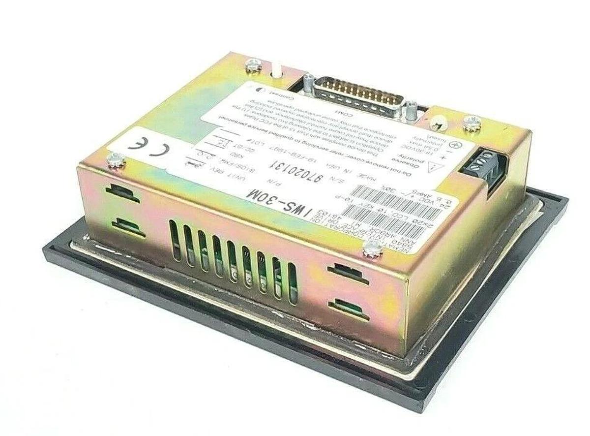 Refurbished REPAIRED NEMATRON CORP. IWS-30M OPERATOR INTERFACE LCD 10KEY 0.5AMP 24VDC IWS30M