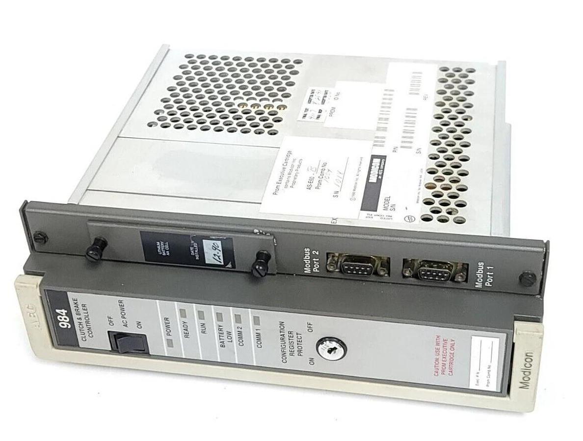 AEG MODICON PC-CBCB-000 CLUTH & BRAKE CONTROLLER W/ AS-E60-B CARTRIDGE PCCBCB000