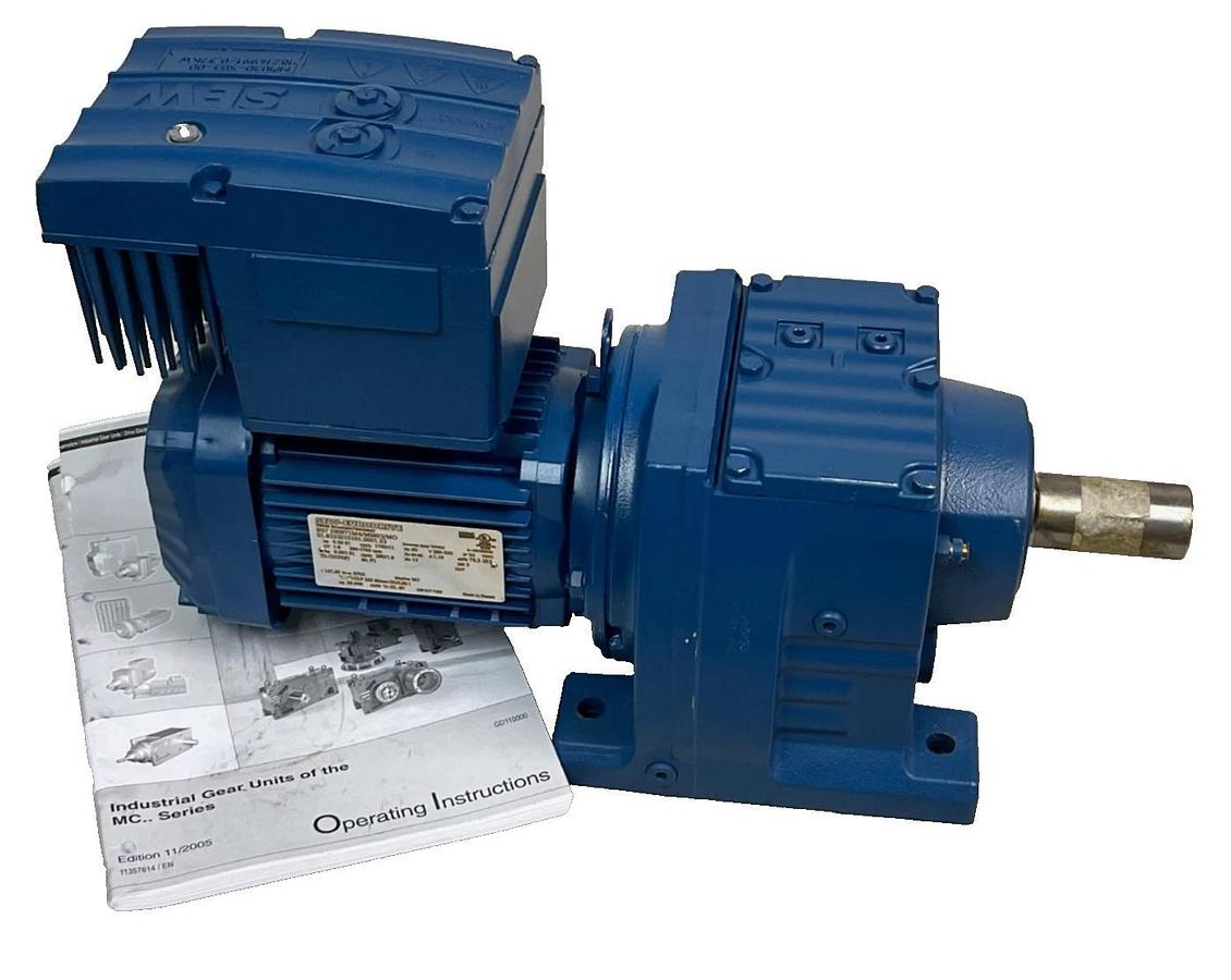 SEW EURODRIVE R57 DRN71M4/MM03/MO Gearmotor 0.5HP 3PH 230/460V [Add RPM/Ratio]