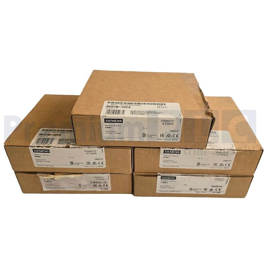 Used LOT OF 5 BOXES SIEMENS 6ES7193-4CA50-0AA0 SIMATIC ET200S TERMINAL MODULES NSMP
