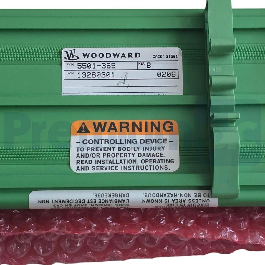 Used Woodward 5501-365 | 5501-365B Governor MPU & Analog I/O Module Rev B NSMP