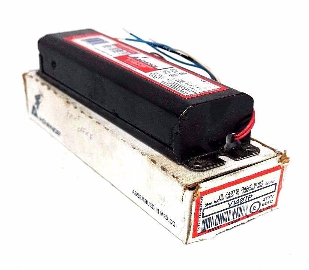 Used NIB ADVANCE V140TP RAPID START F40T12 BALLAST MARK III ENERGY SAVER V-140-2-TP