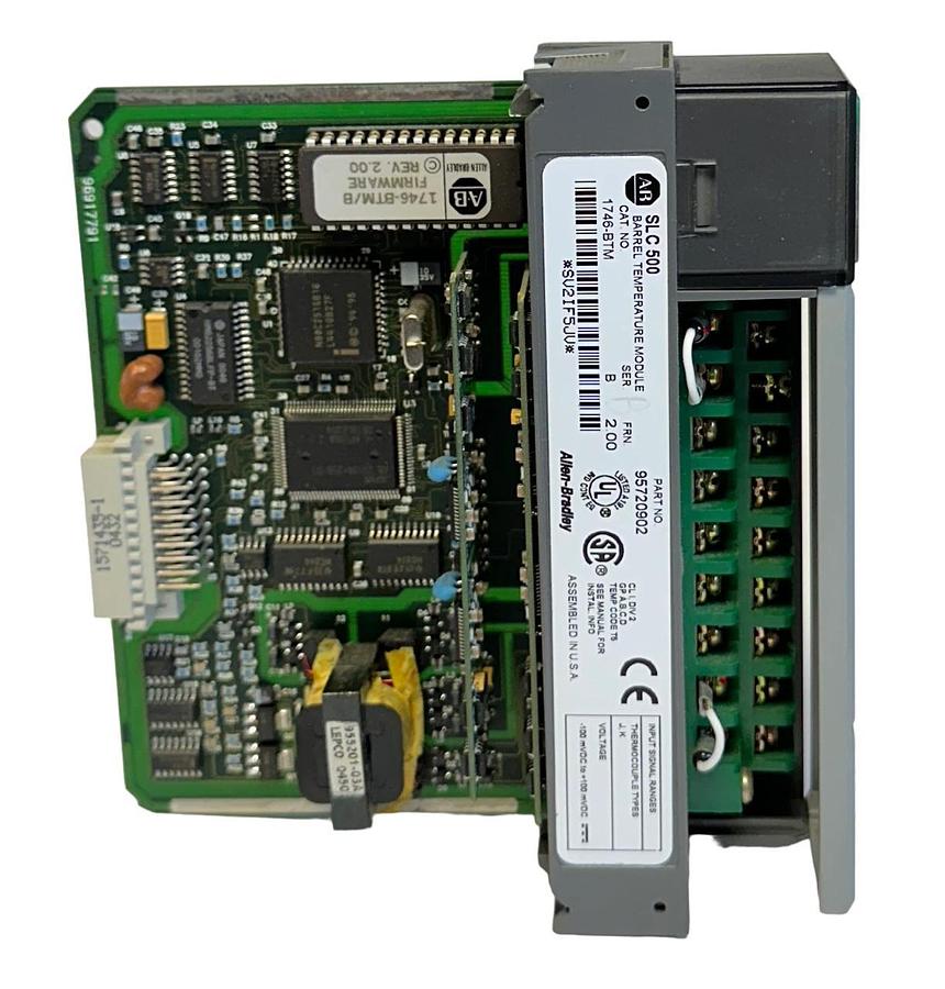 Used ALLEN BRADLEY 1746-BTM /B SLC 500 BARREL TEMPERATURE MODULE 95720902 USNP