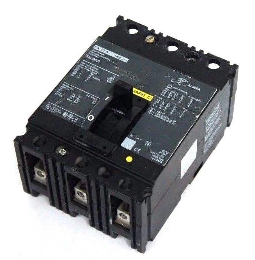 Used SQUARE D FAL36020 CIRCUIT BREAKER 600V, 20 A