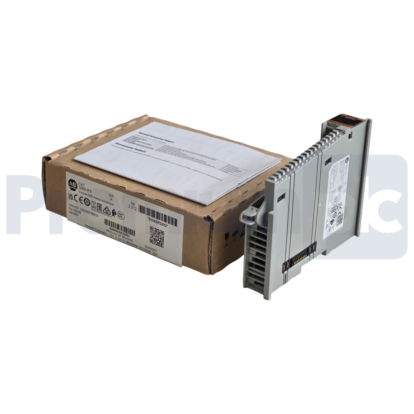 Used Opened Pre-Owned Allen Bradley 5069-IF8 /A Compact 5000 8-Ch Analog Input Module