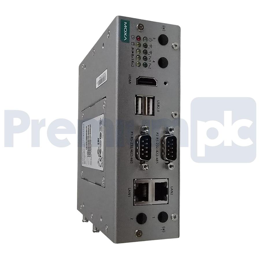 Used MOXA V2201-E4-T (Custom) V2201 DIN-rail x86 Computer IPC Intel Atom E3845 NSMP
