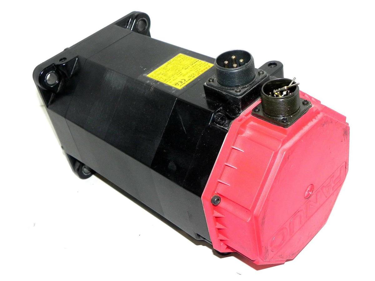 Used FANUC A06B-0147-B075#7008 SERVO MOTOR AC A22/2000 A64 PULSE A06B0147B075